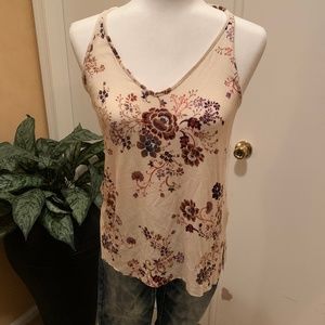 American Eagle Flower Design Tank